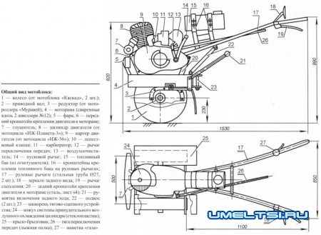 Как сделать своими руками мотоблок