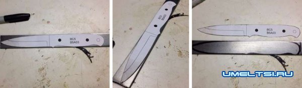 Охотничий нож своими руками-ход работ