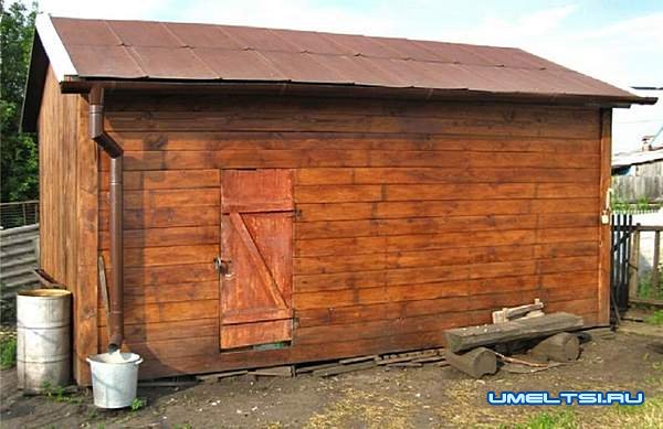 Строительство сарая без фундамента Строительство сарая без фундамента