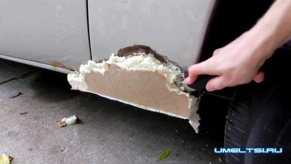 Ржавые дыры в кузове авто Ржавые дыры в кузове авто