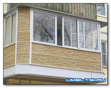 материалы для внешней отделки балкона